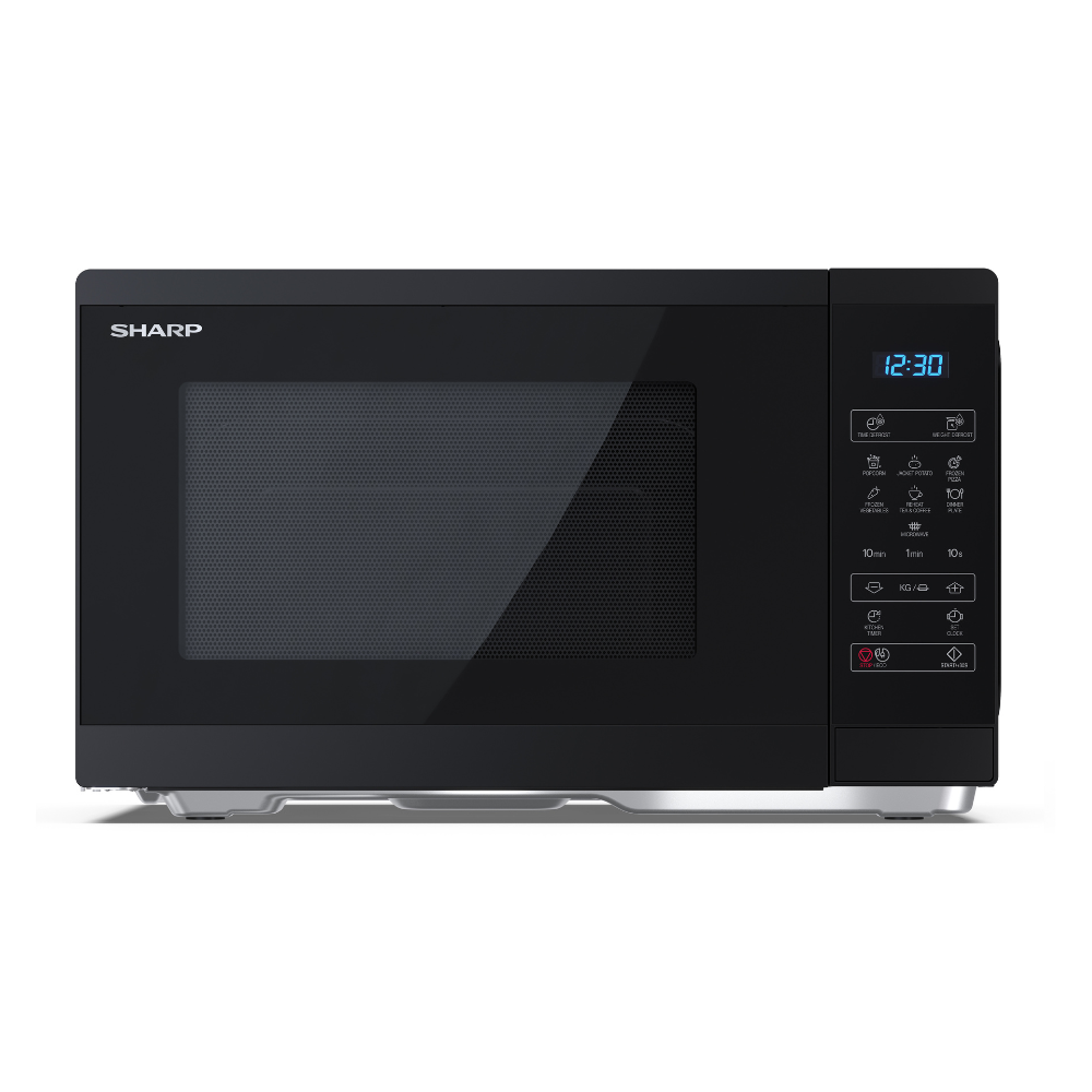 SHARP - 25L 900W Solo Digital Microwave - Silver - YC-MS252AU-S - Kitchenary