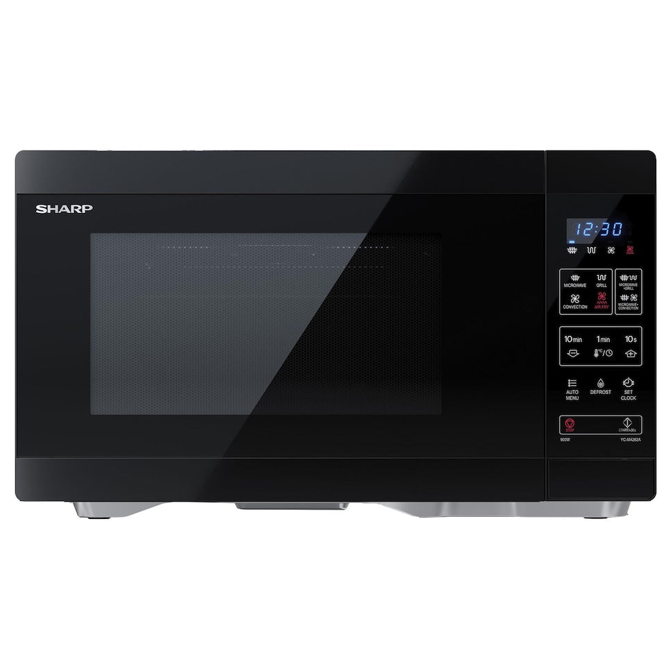SHARP - 26L 900W Combination Microwave Oven With Air Fry - Black - YC-MA262AU-B - Kitchenary