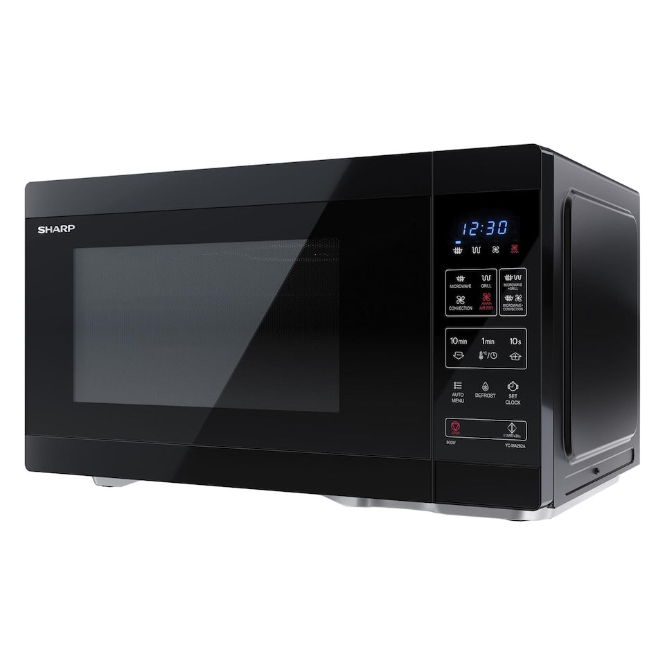 SHARP - 26L 900W Combination Microwave Oven With Air Fry - Black - YC-MA262AU-B - Kitchenary