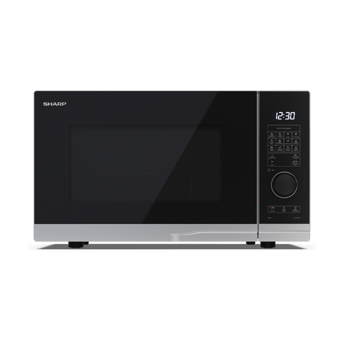 SHARP - 28L 900W Grill Microwave - Silver - YC-PG284AU-S - Kitchenary