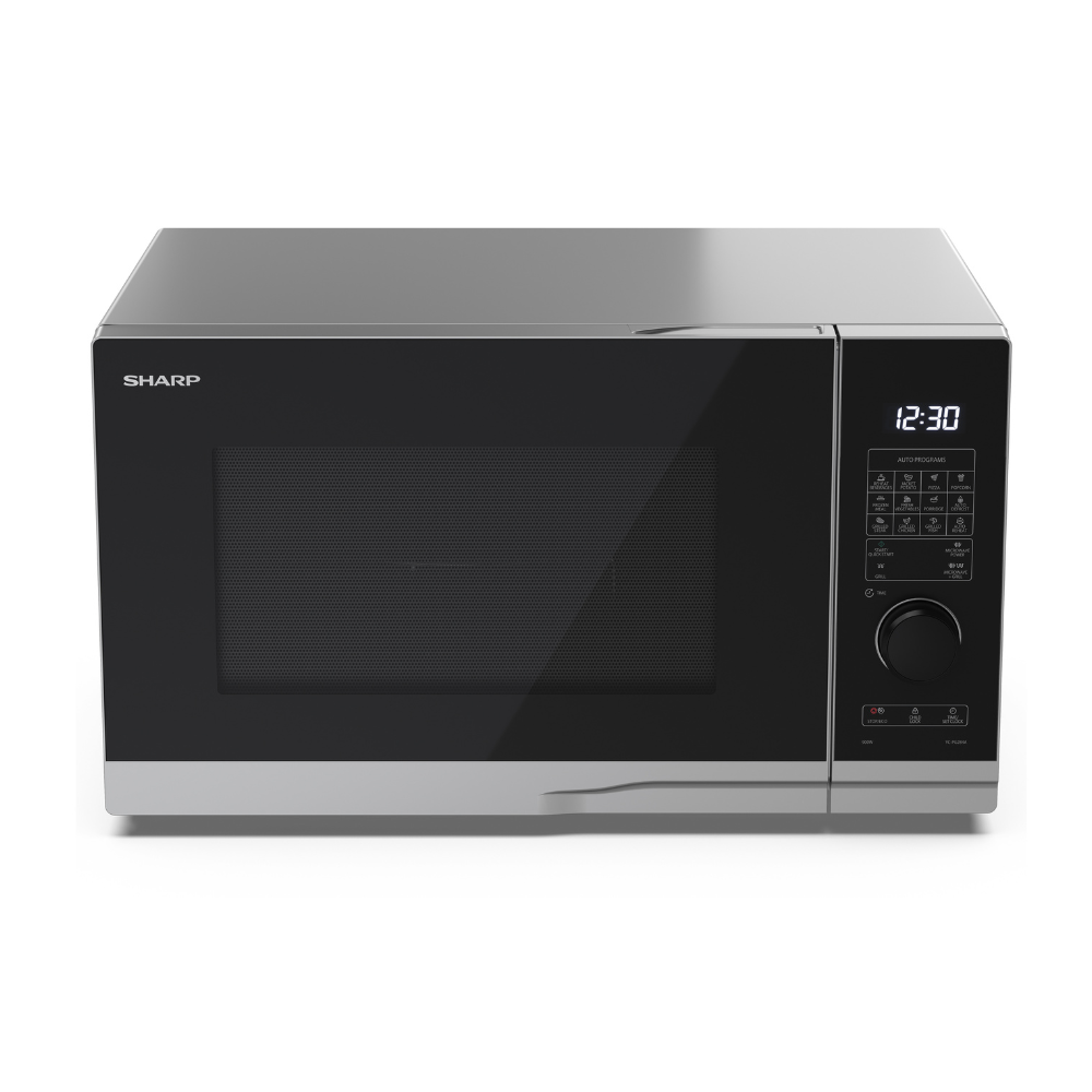 SHARP - 28L 900W Grill Microwave - Silver - YC-PG284AU-S - Kitchenary