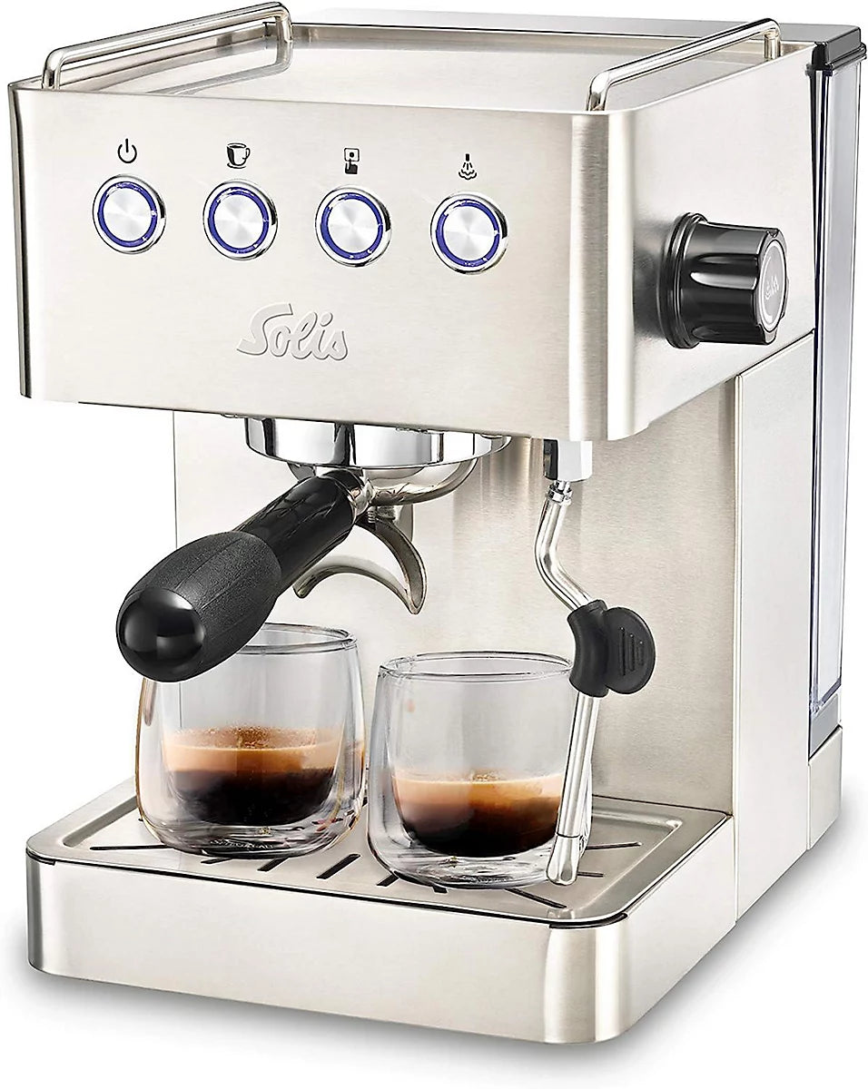 SOLIS - Barista Gran Gusto Espresso Coffee Machine - Silver - 98048 - Kitchenary