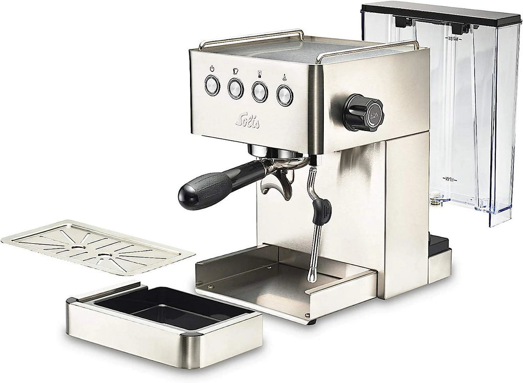 SOLIS - Barista Gran Gusto Espresso Coffee Machine - Silver - 98048 - Kitchenary