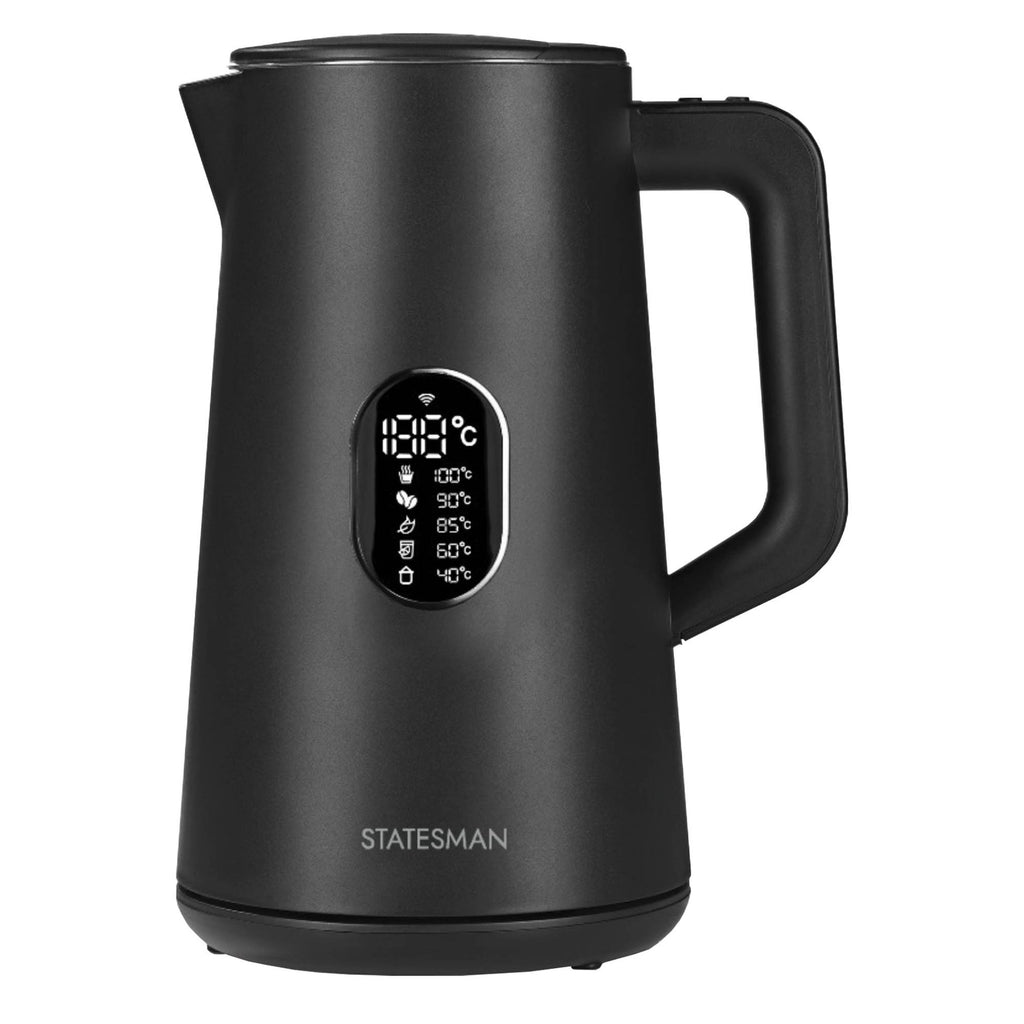STATESMAN - 1.5L Smart Jug Kettle - Black - SKK01518B - Kitchenary