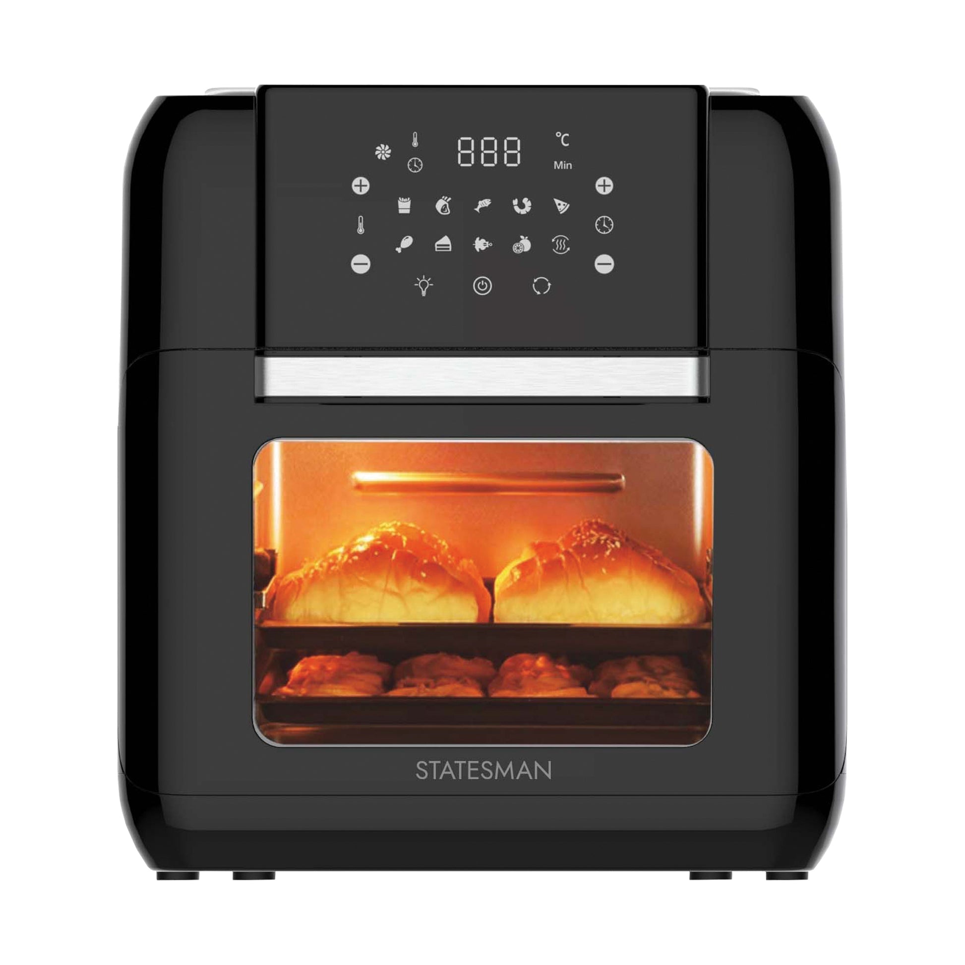 STATESMAN - 11L Digital Air Fryer - Black - SKAO11015BK - Kitchenary