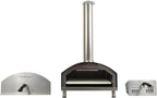 STATESMAN - 13 Inch Wood Pizza Oven - Black & Silver - SKPO0W13SS - Kitchenary