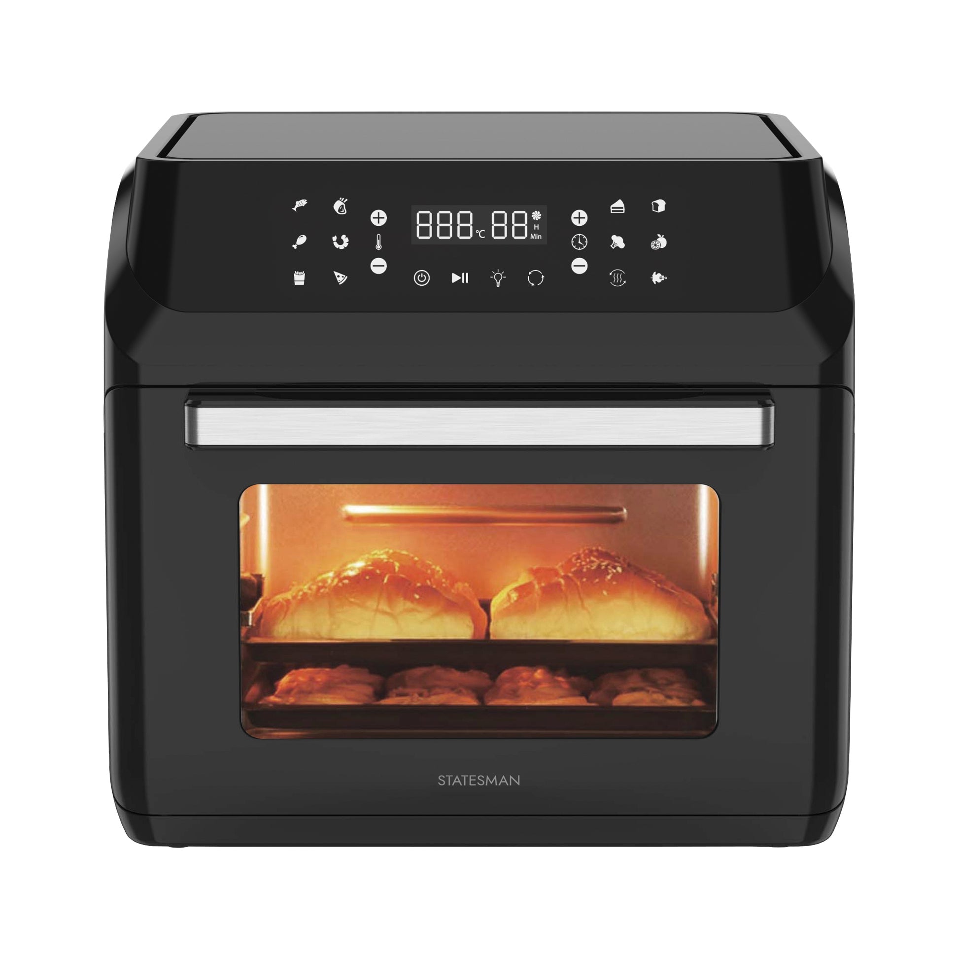 STATESMAN - 15L Digital Air Fryer - Black - SKAO15017BK - Kitchenary