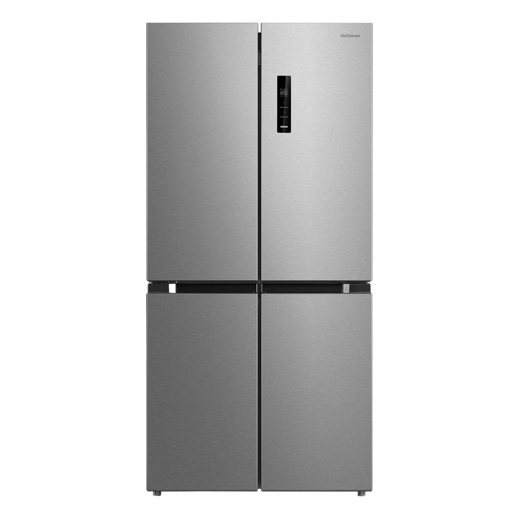 STATESMAN - 178cm, 474L, Multi Door Fridge Freezer - Inox - MD018474NI - Kitchenary
