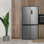 STATESMAN - 178cm, 474L, Multi Door Fridge Freezer - Inox - MD018474NI - Kitchenary