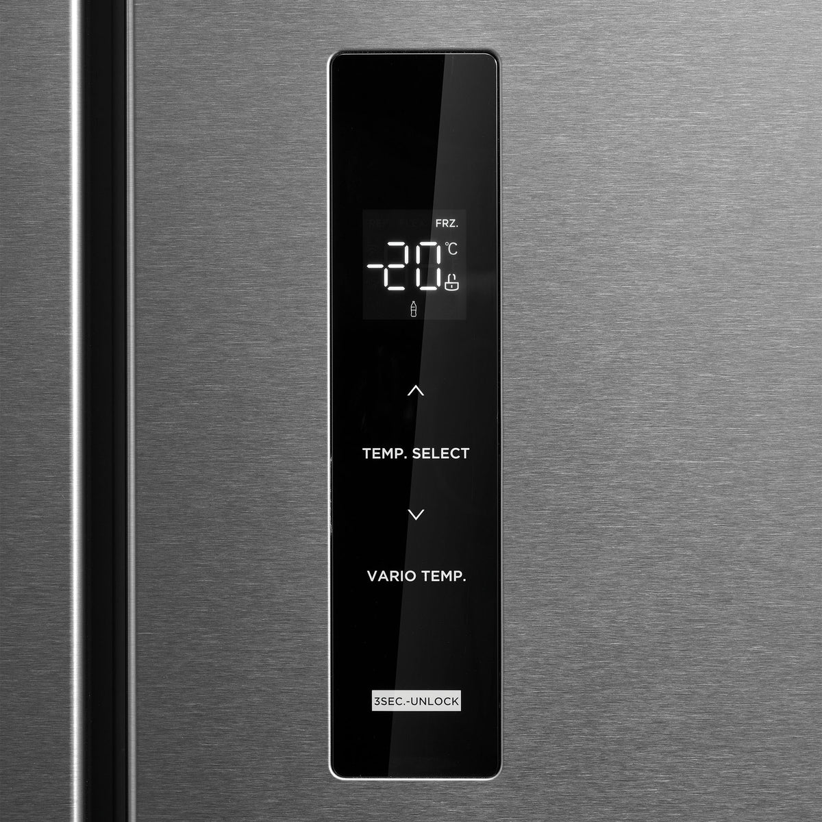 STATESMAN - 178cm, 474L, Multi Door Fridge Freezer - Inox - MD018474NI - Kitchenary