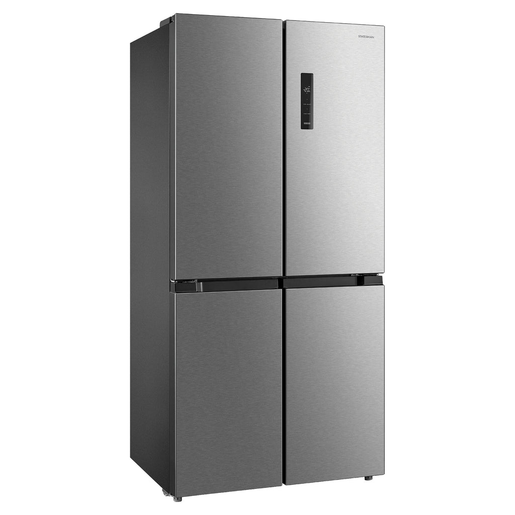 STATESMAN - 178cm, 474L, Multi Door Fridge Freezer - Inox - MD018474NI - Kitchenary