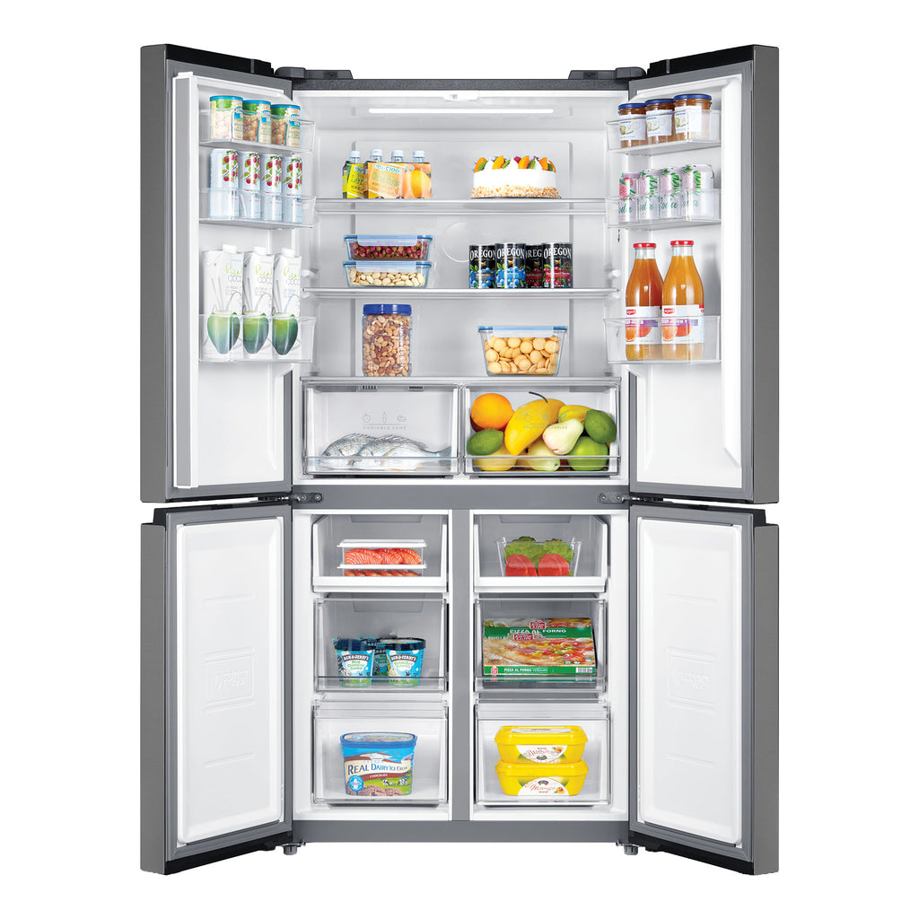 STATESMAN - 178cm, 474L, Multi Door Fridge Freezer - Inox - MD018474NI - Kitchenary