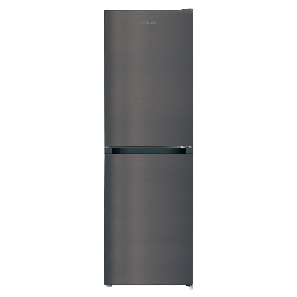 STATESMAN - 17cm High 50/50 Low frost Fridge Freezer Dark - Inox  - F01754LFX - Kitchenary