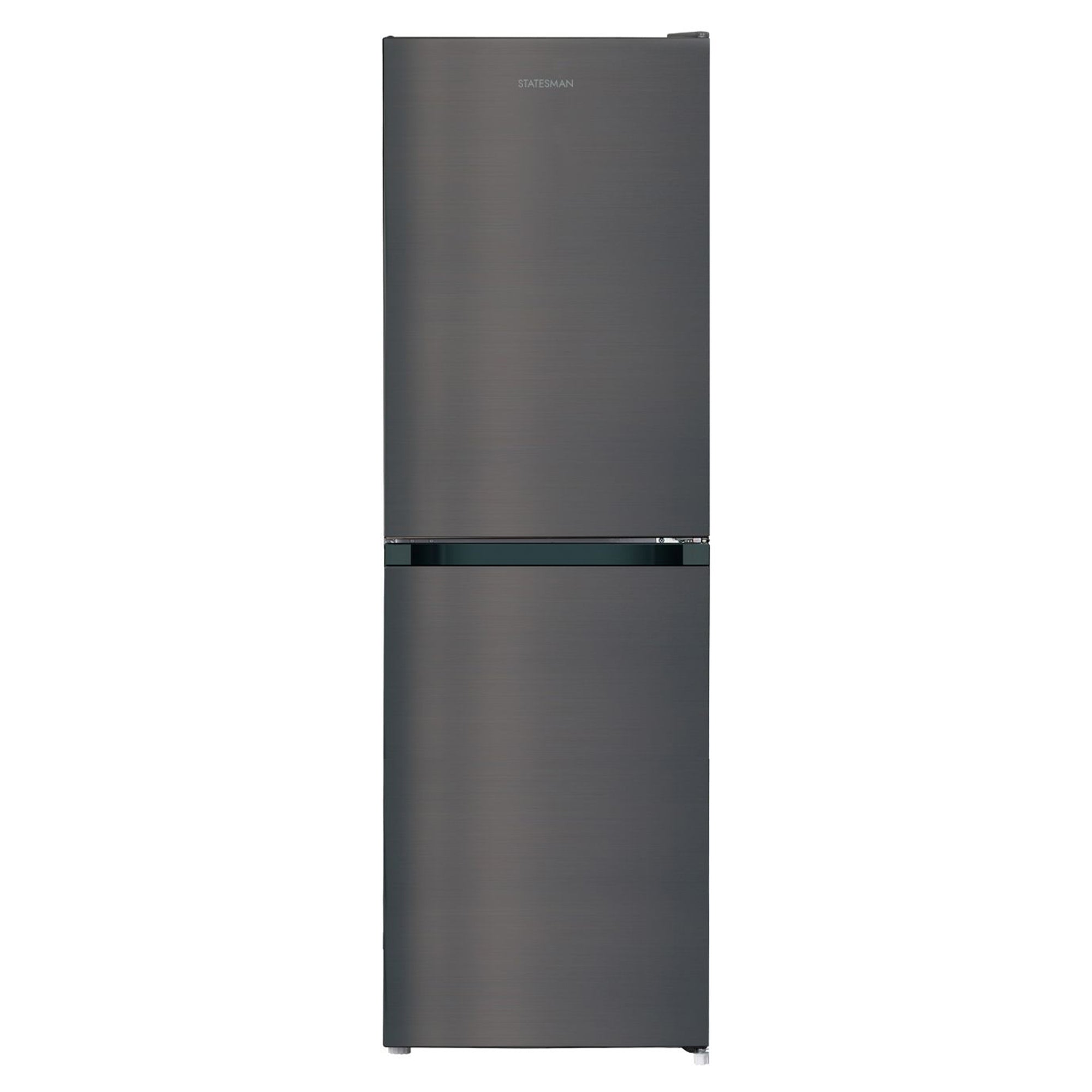 STATESMAN - 17cm High 50/50 Low frost Fridge Freezer Dark - Inox  - F01754LFX - Kitchenary