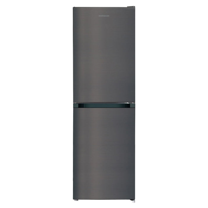 STATESMAN - 17cm High 50/50 Low frost Fridge Freezer Dark - Inox  - F01754LFX - Kitchenary