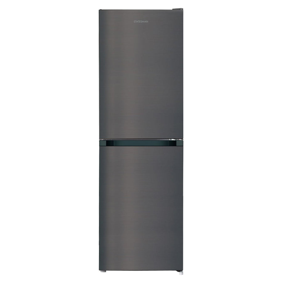 STATESMAN - 17cm High 50/50 Low frost Fridge Freezer Dark - Inox  - F01754LFX - Kitchenary
