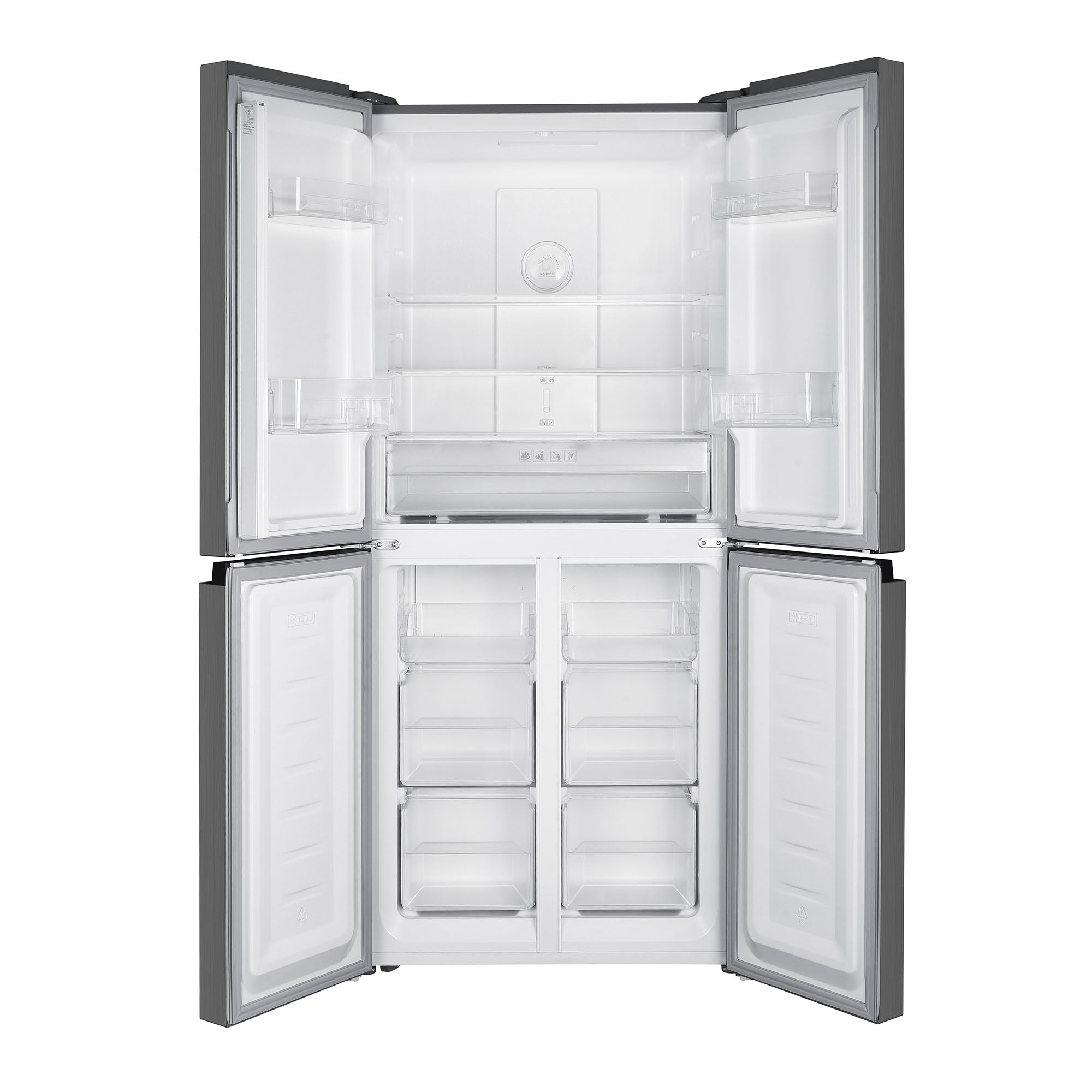 STATESMAN - 180cm 362L Multi Door fridge Freezer - Inox - MD018362NI - Kitchenary