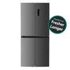 STATESMAN - 180cm 362L Multi Door fridge Freezer - Inox - MD018362NI - Kitchenary