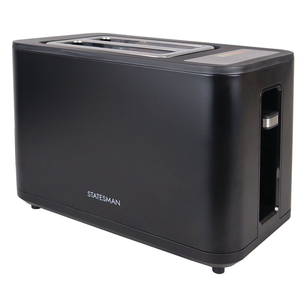 STATESMAN - 2 Slice Digital Toaster - Black - SKT02918B - Kitchenary