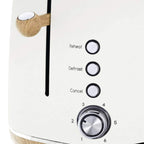 STATESMAN - 2 Slice Scandi Toaster - Cream - SKT05090CR - Kitchenary