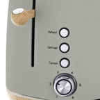 STATESMAN - 2 Slice Scandi Toaster - Green - SKT05090GR - Kitchenary