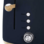 STATESMAN - 2 Slice Scandi Toaster - Navy Blue - SKT05090NB - Kitchenary