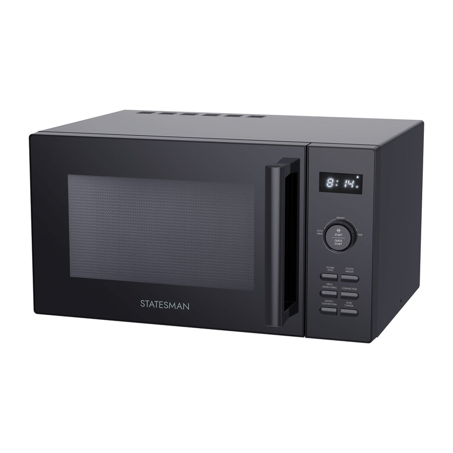 STATESMAN - 25L 900W Digital Combination Microwave - Black - SKMC0925SB - Kitchenary