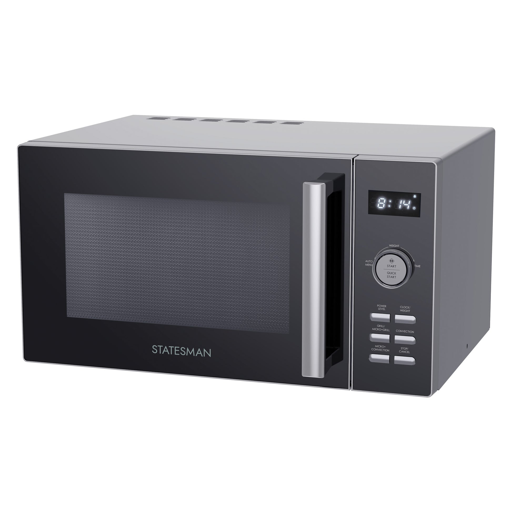 STATESMAN - 25L 900W Digital Combination Microwave - Silver - SKMC0925SS - Kitchenary