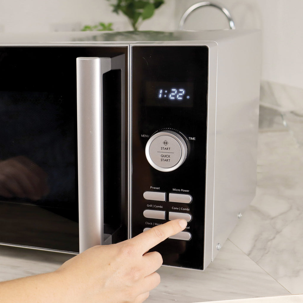STATESMAN - 25L 900W Digital Combination Microwave - Silver - SKMC0925SS - Kitchenary