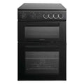 STATESMAN - 4 Zone 60cm Ceramic Dbl Cavity Oven W Timer - Black - EDC160B - Kitchenary