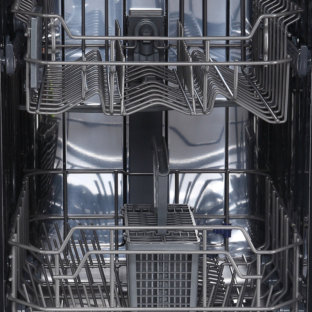 STATESMAN - 45cm Integrated 9 Place Slimline Dishwasher - White - BDW4509 - Kitchenary