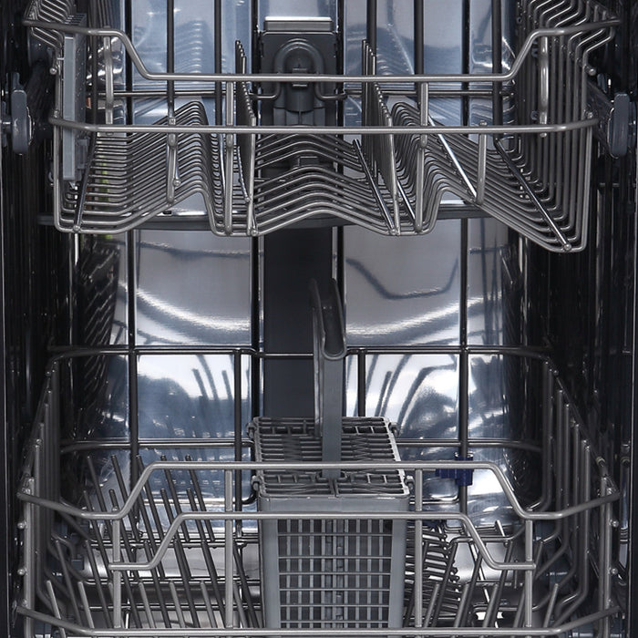 STATESMAN - 45cm Integrated 9 Place Slimline Dishwasher - White - BDW4509 - Kitchenary