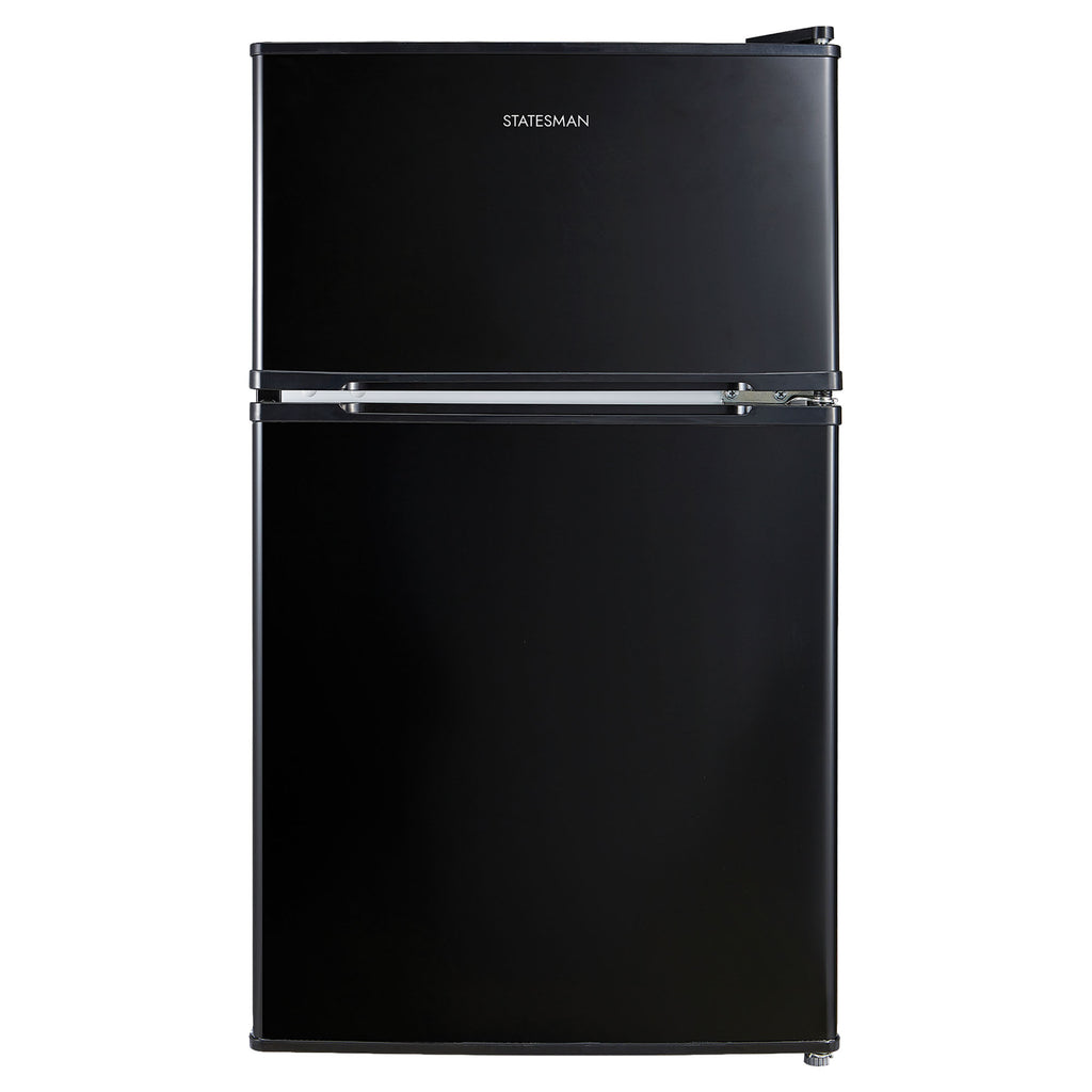 STATESMAN - 47cm Under Counter Fridge Freezer - Black - UC047FFB - Kitchenary