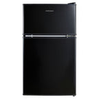 STATESMAN - 47cm Under Counter Fridge Freezer - Black - UC047FFB - Kitchenary