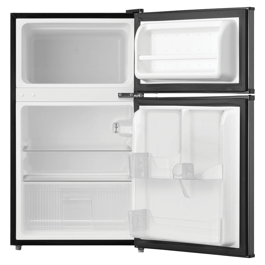 STATESMAN - 47cm Under Counter Fridge Freezer - Black - UC047FFB - Kitchenary