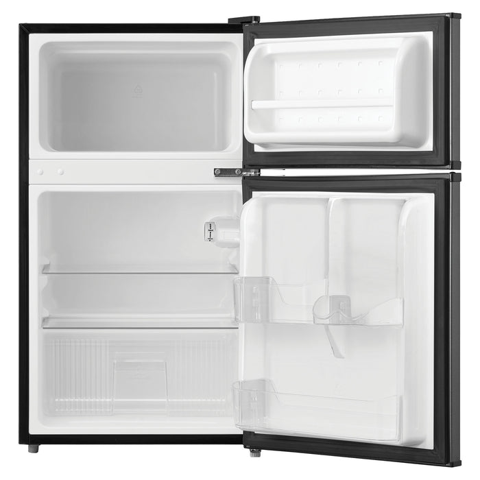 STATESMAN - 47cm Under Counter Fridge Freezer - Black - UC047FFB - Kitchenary