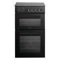 STATESMAN - 50cm Electric Double Oven, Ceramic - Black - EDC150B - Kitchenary