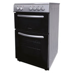 STATESMAN - 50cm Electric Double Oven, Ceramic - Silver - EDC50S - Kitchenary