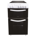 STATESMAN - 50cm Electric Double Oven, Ceramic - White - EDC50W - Kitchenary