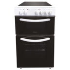STATESMAN - 50cm Electric Double Oven, Ceramic - White - EDC50W - Kitchenary