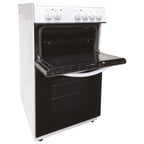 STATESMAN - 50cm Electric Double Oven, Ceramic - White - EDC50W - Kitchenary