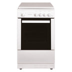 STATESMAN - 50cm Gas Cooker with Lid White - LEGACY50GSLF - Kitchenary