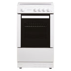STATESMAN - 50cm Gas Cooker with Lid White - LEGACY50GSLF - Kitchenary