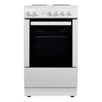 STATESMAN - 50cm Single Cavity Electric Cooker White - DELTA50W - Kitchenary