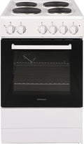 STATESMAN - 50cm Single Cavity Electric Cooker - White - SE050SPW - Kitchenary