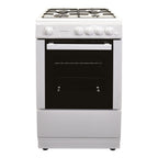 STATESMAN - 50cm Single Cavity Gas Cooker White - STUDIO2 - Kitchenary