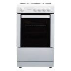 STATESMAN - 50cm Single Cavity Gas Cooker White - STUDIO2 - Kitchenary