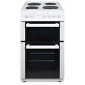 STATESMAN - 50cm Twin Cavity Electric Cooker White - FUSION50W - Kitchenary