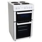 STATESMAN - 50cm Twin Cavity Electric Cooker White - FUSION50W - Kitchenary