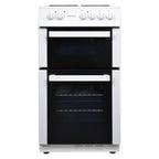 STATESMAN - 50cm Twin Cavity Electric Cooker White - FUSION50W - Kitchenary